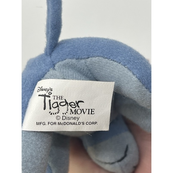 1998 Walt Disney Winnie The Pooh McDonald's Happy Meal Plush Tigger Movie Clips - Picture 11 of 14